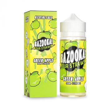 Bazooka Sour Straws Green Apple e juice