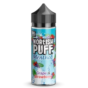 Moreish Puff Menthol Grape Strawberry 100ML Shortfill