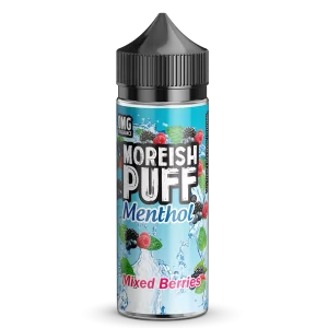 Moreish Puff Menthol Mixed Berries 100ML Shortfill